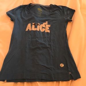 Raw Threads Athletics Run Disney Alice T-Shirt